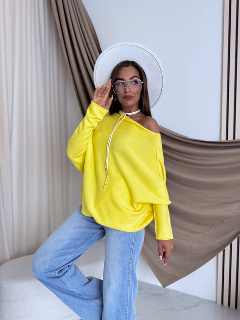 ELYNDI sweater "SYMMETRY 37709" - YELLOW